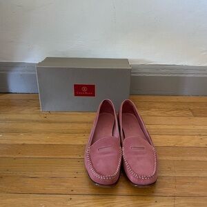 Pretty in Pink! Suede Loafers by Cole Haan, size 10.5